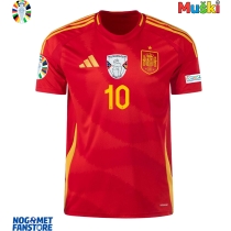 Španjolska Dani Olmo #10 Domaci Dres EP 2024 Kratak Rukav